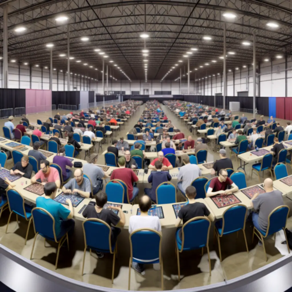 Panorama hali turniejowej podczas międzynarodowego wydarzenia